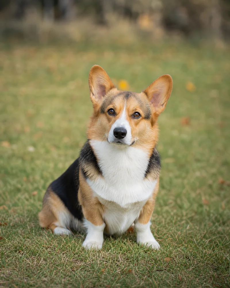Pembroke Welsh Corgi — sitting