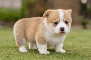 Pembroke Welsh Corgi — young puppy (~1 mo)