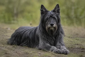 Picardy Sheepdog — lying down