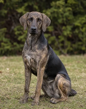 Plott Hound — sitting