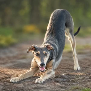 Polish Greyhound — playful