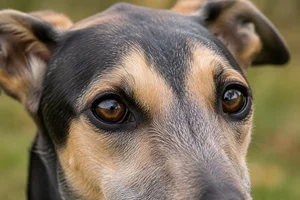 Polish Greyhound — eyes