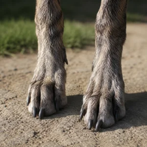 Polish Greyhound — paws