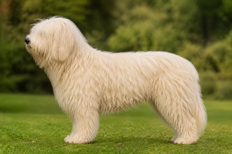Polish Lowland Sheepdog — Cream coat