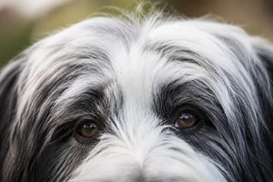 Polish Lowland Sheepdog — eyes