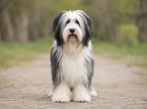 Polish Lowland Sheepdog — front