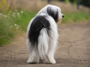 Polish Lowland Sheepdog — rear