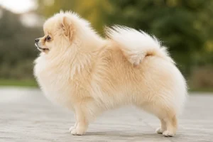 Pomeranian — cream coat