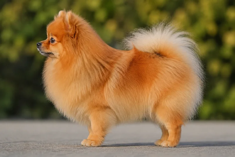 Pomeranian — orange coat
