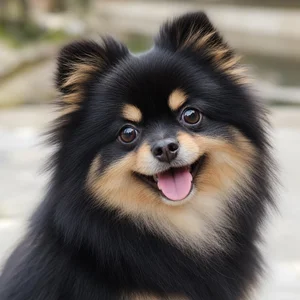 Pomeranian — happy