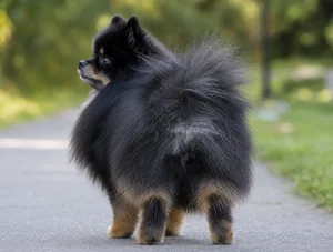 Pomeranian — rear
