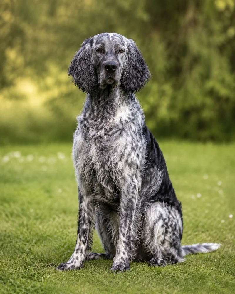 Pont-Audemer Spaniel — sitting