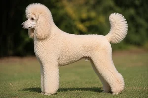 Poodle — Cream coat
