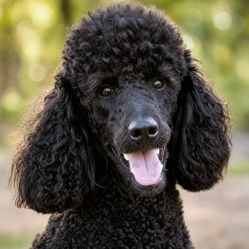 Poodle — happy