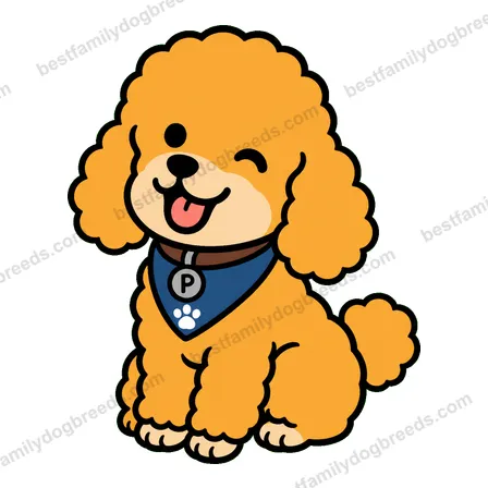 Poodle sticker 3