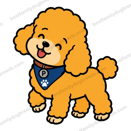 Poodle sticker 25