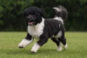 Portuguese Water Dog — running