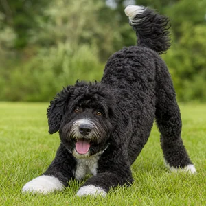 Portuguese Water Dog — playful