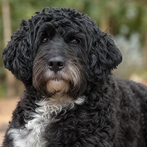 Portuguese Water Dog — relaxed