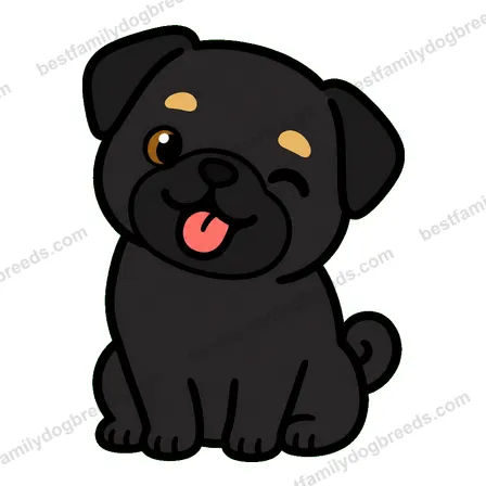 Pug sticker 3