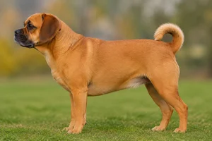 Puggle — Red coat