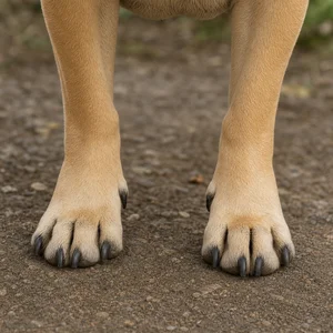 Puggle — paws