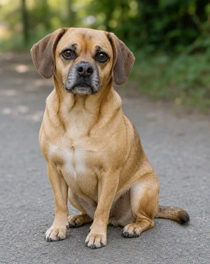 Puggle — sitting
