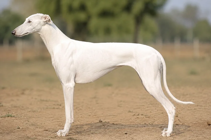 Rampur Greyhound — White coat