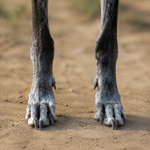 Rampur Greyhound — paws