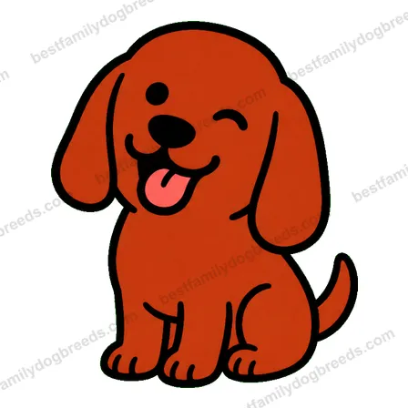 Redbone Coonhound sticker 3
