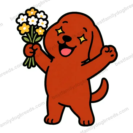 Redbone Coonhound sticker 24