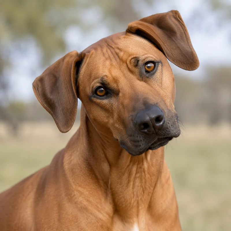 Rhodesian Ridgeback — alert
