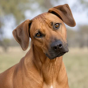 Rhodesian Ridgeback — alert