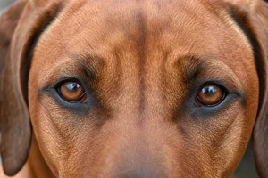 Rhodesian Ridgeback — eyes