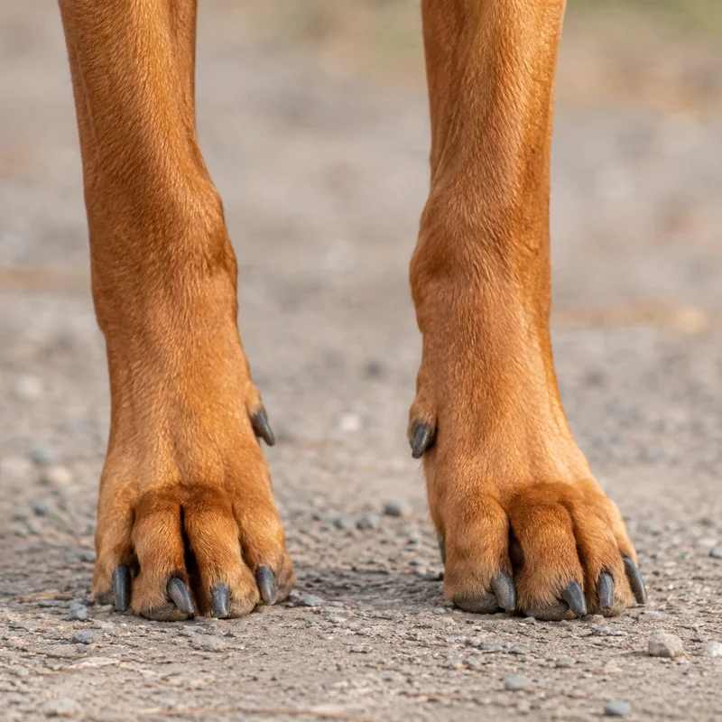 Rhodesian Ridgeback — paws