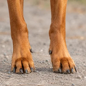 Rhodesian Ridgeback — paws