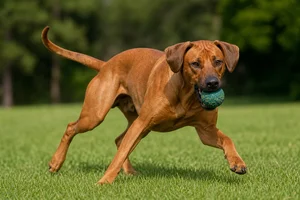 Rhodesian Ridgeback — playing