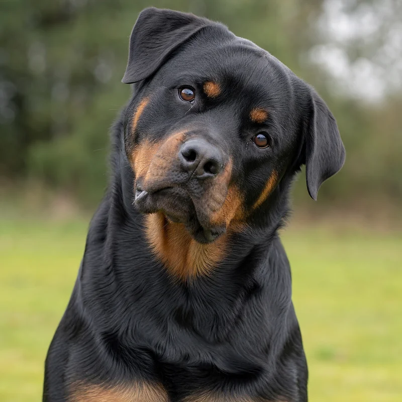 Rottweiler — alert