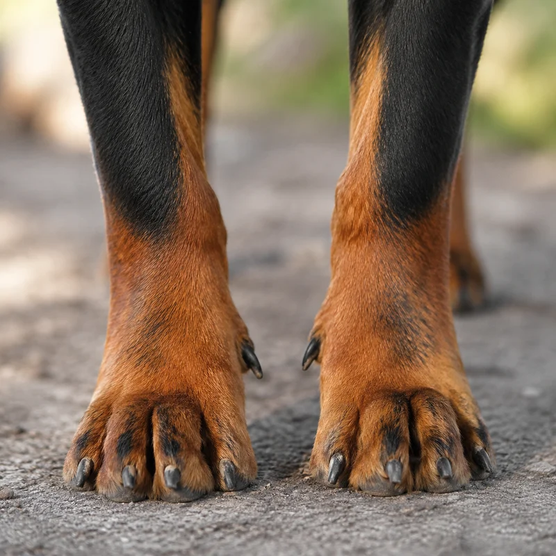 Rottweiler — paws