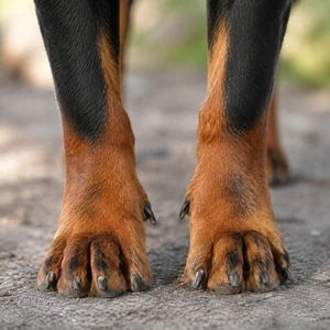 Rottweiler — paws