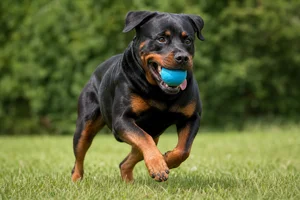 Rottweiler — playing
