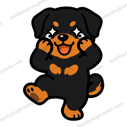 Rottweiler dog meme sticker preview