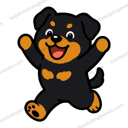 Rottweiler dog meme sticker preview