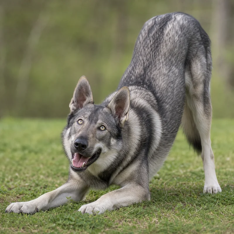 Saarloos Wolfdog — playful