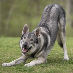 Saarloos Wolfdog — playful