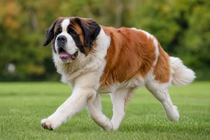 Saint Bernard — running