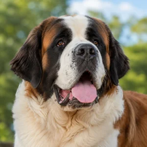 Saint Bernard — happy