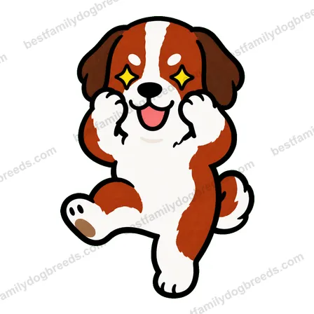Saint Bernard dog meme sticker preview