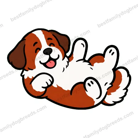 Saint Bernard dog meme sticker preview