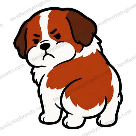 Saint Bernard dog meme sticker preview